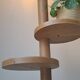 Vintage floor lamp in solid oak from the 1960s.