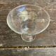 Set of 6 Vintage Glass Ice Cream Bowls Design France #D697