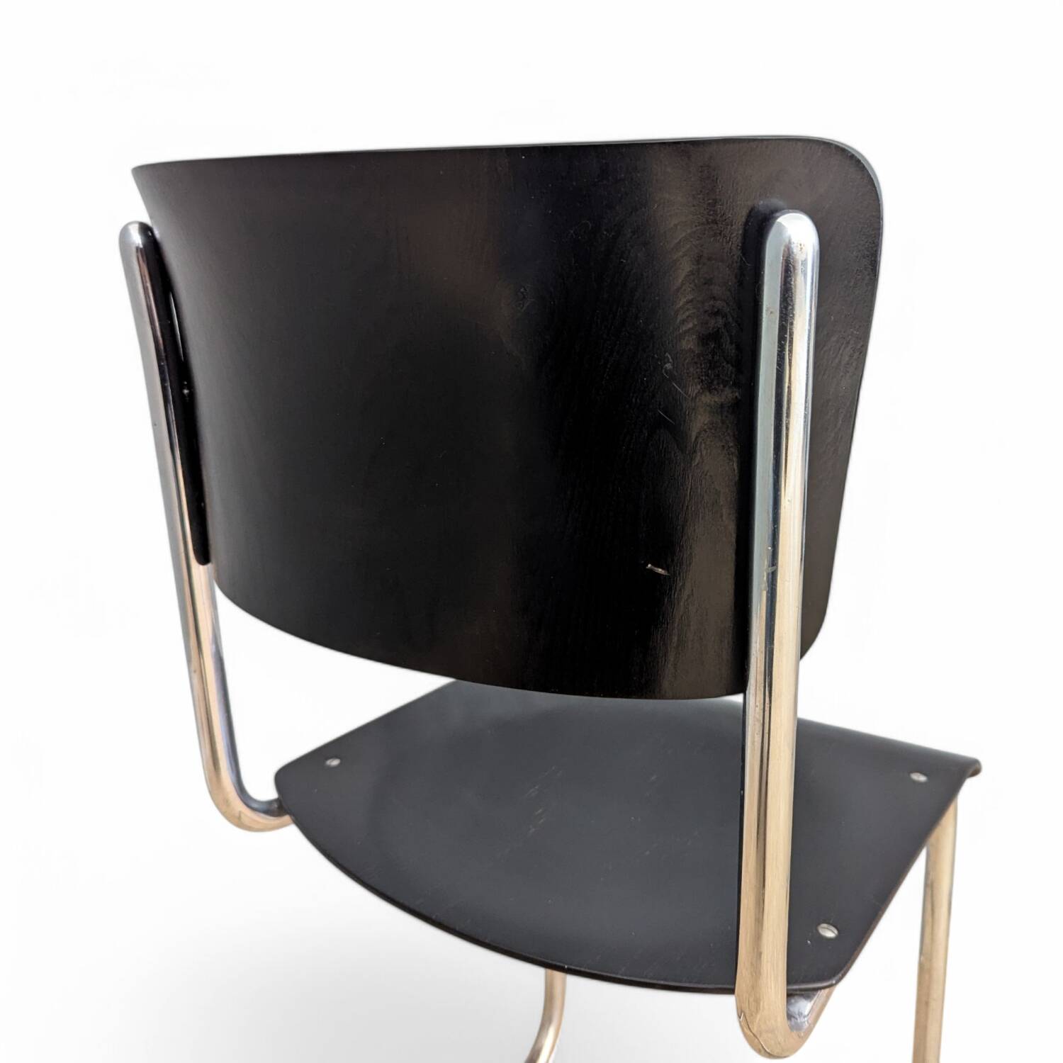 Lot de 3 chaises cantilever S 43 de Mart Stam, années 1930