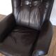 Fauteuil scandinave en cuir 1970
