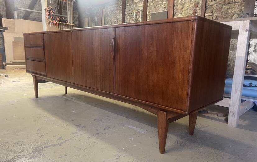 Vintage Scandinavian teak sideboard
