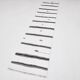 2x10 Vintage White & Brown Runner Rug, 70x310Cm