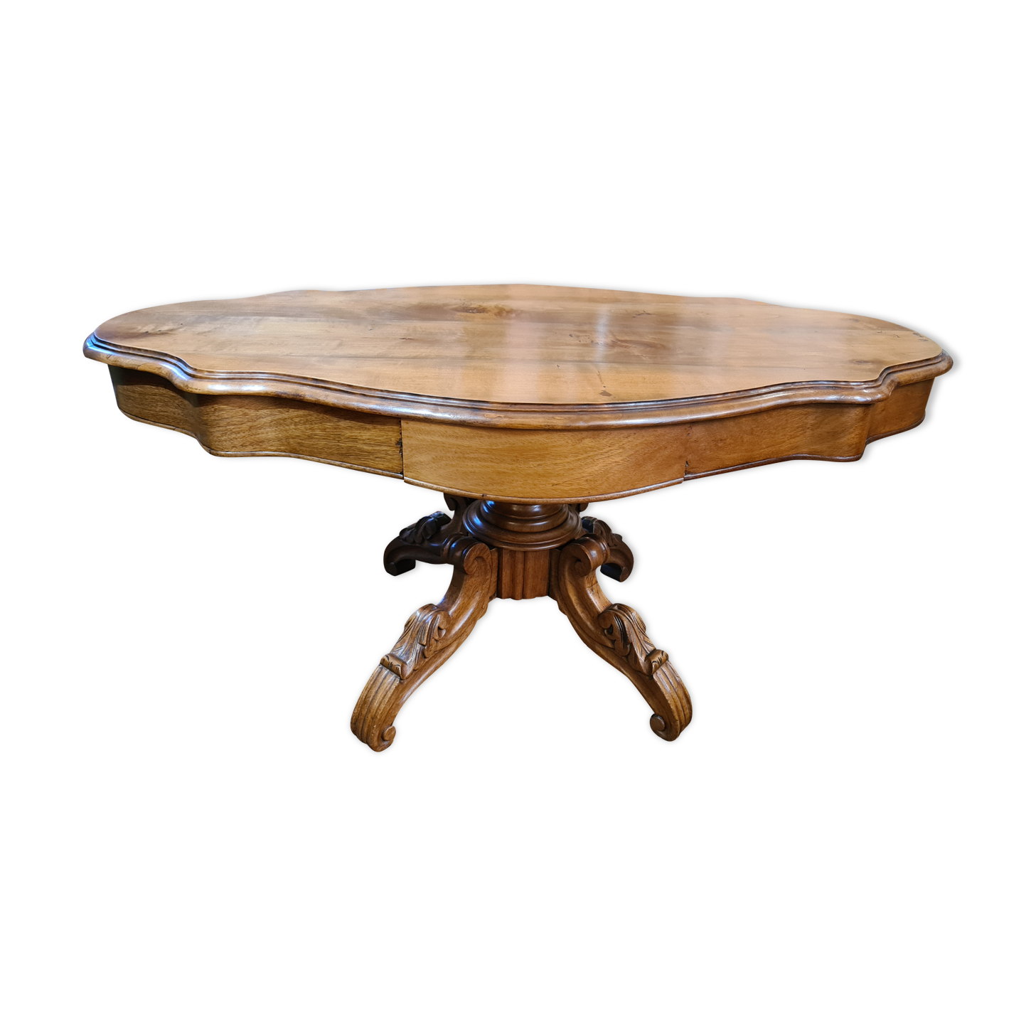 Table basse ovale
