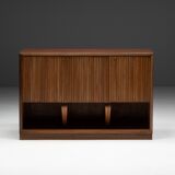 Modernist slatted credenza, Italy, 1960s