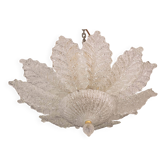 Ischia, Murano Clear trasparent Vintage Glass Ceiling Light, 1970s