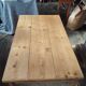English desk in old pine