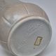 Rare Swedish decorative table lamp by Whiting, in white glazed ceramic, by Maggie Wibom.