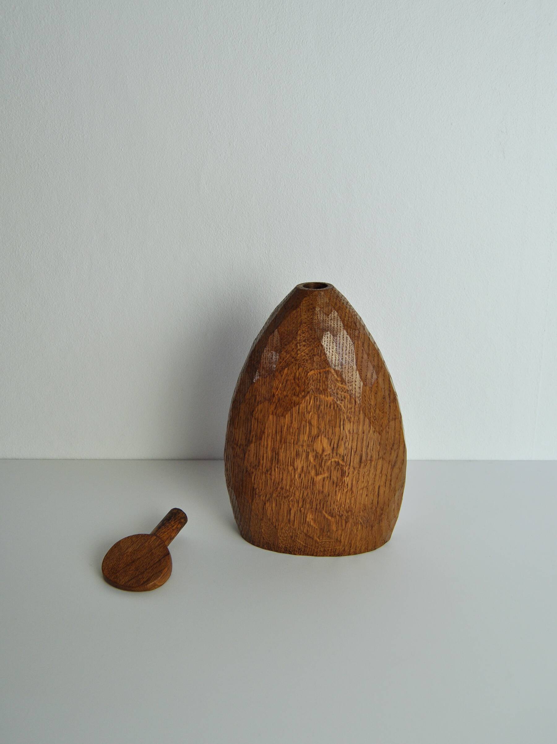 Rare vintage wooden carafe by Simon Bottel, 1950s