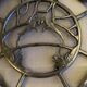 Dessous de plat décors cerfs en aluminium vintage