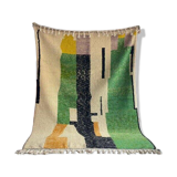 Handmade pure wool rug, size 140 x 260 cm.