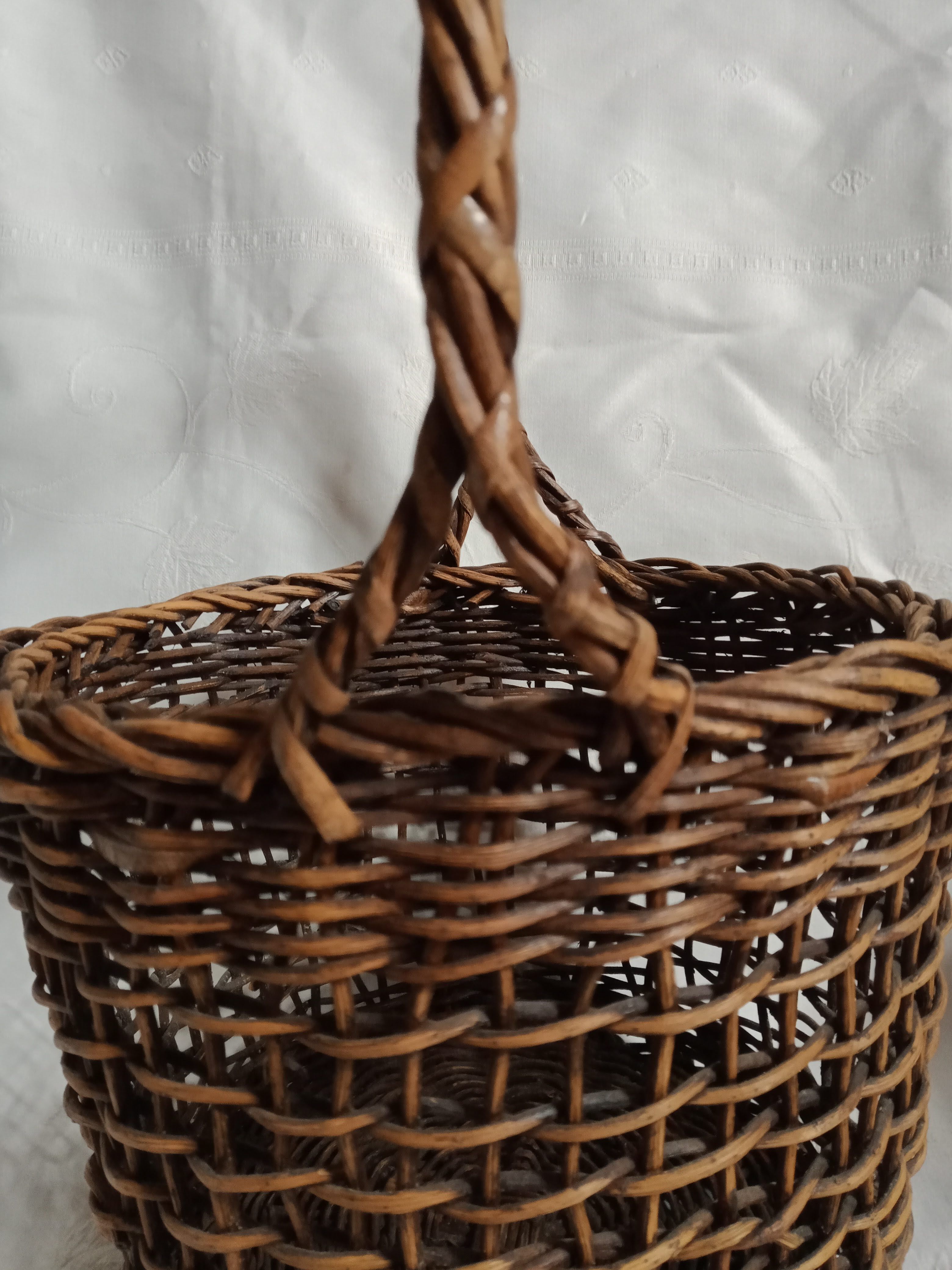 Antique wicker basket