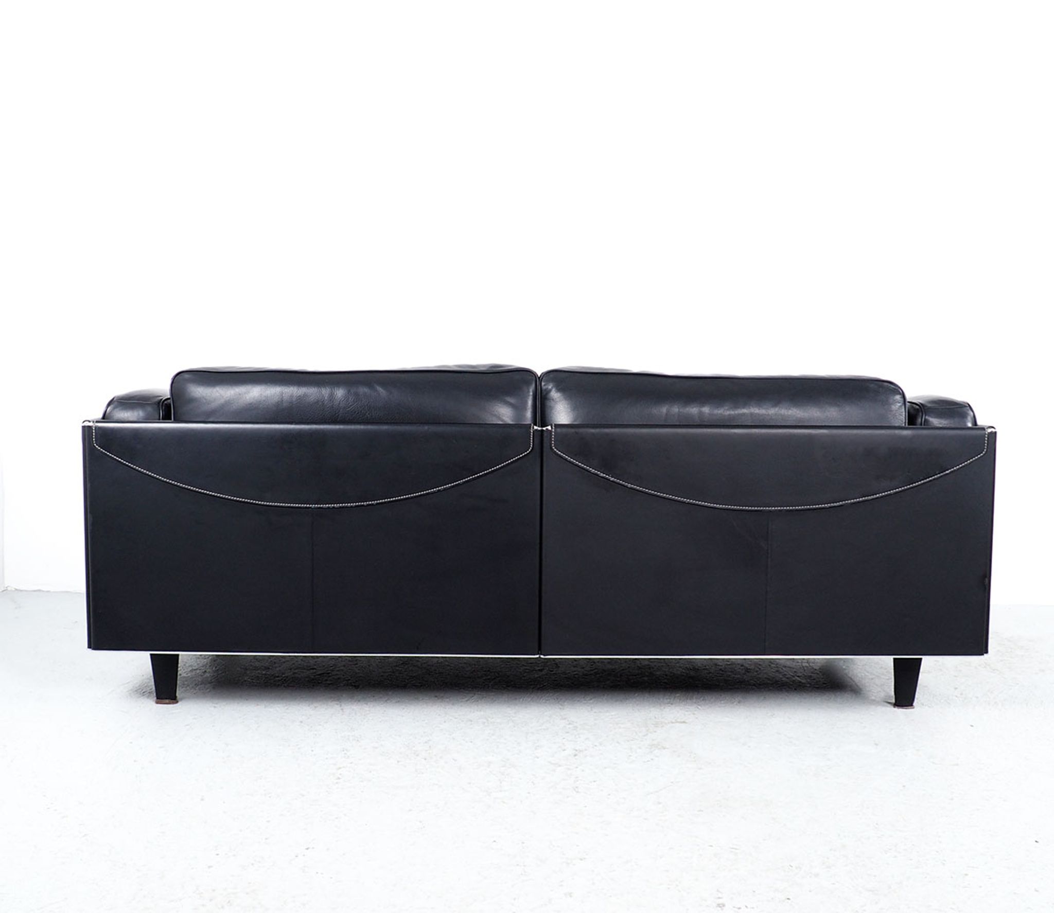 Twice 2.5-Seater Leather Sofa by Pierluigi Cerri for Poltrona Frau, 1990s