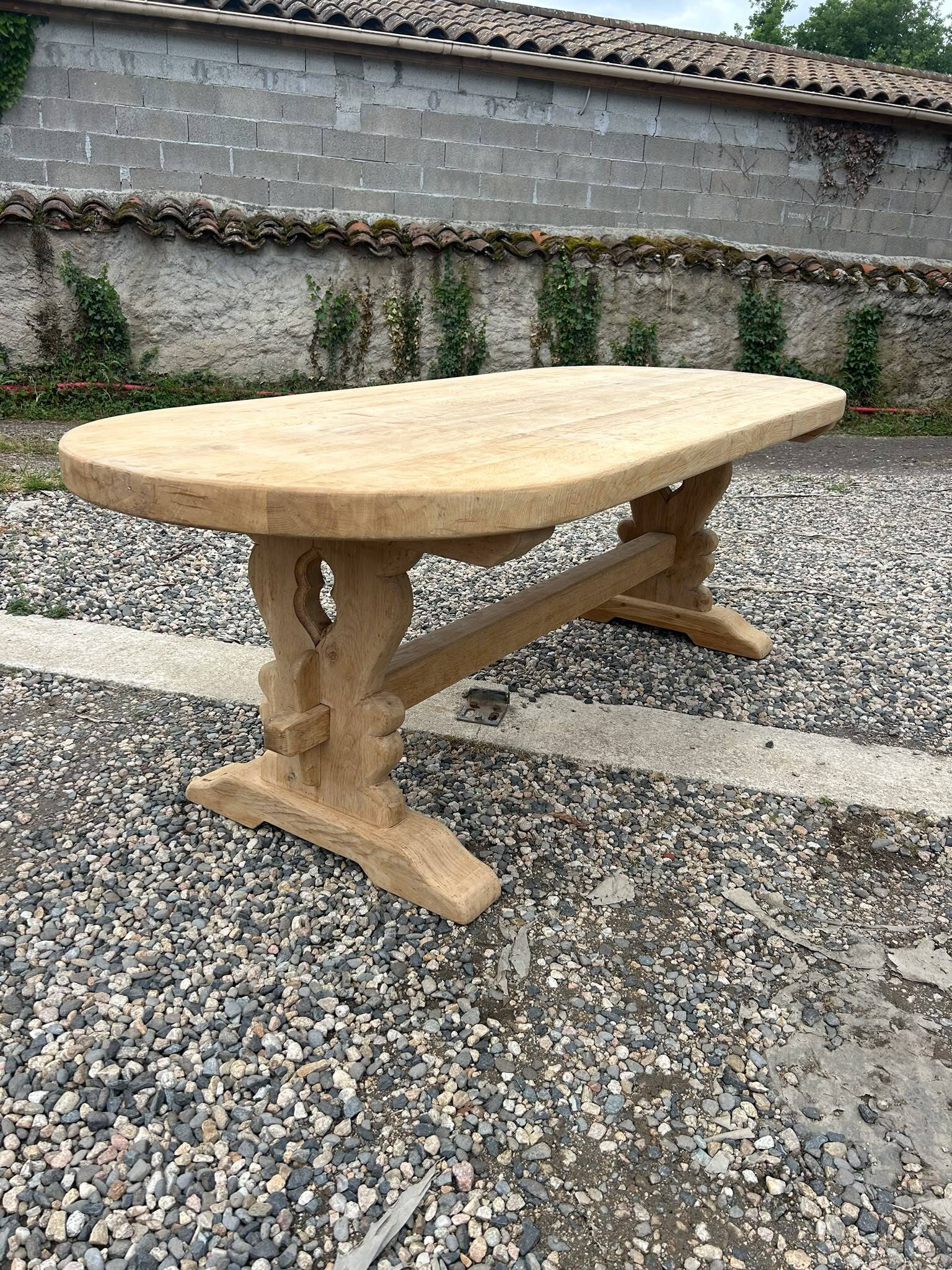 Table monastère chêne massif