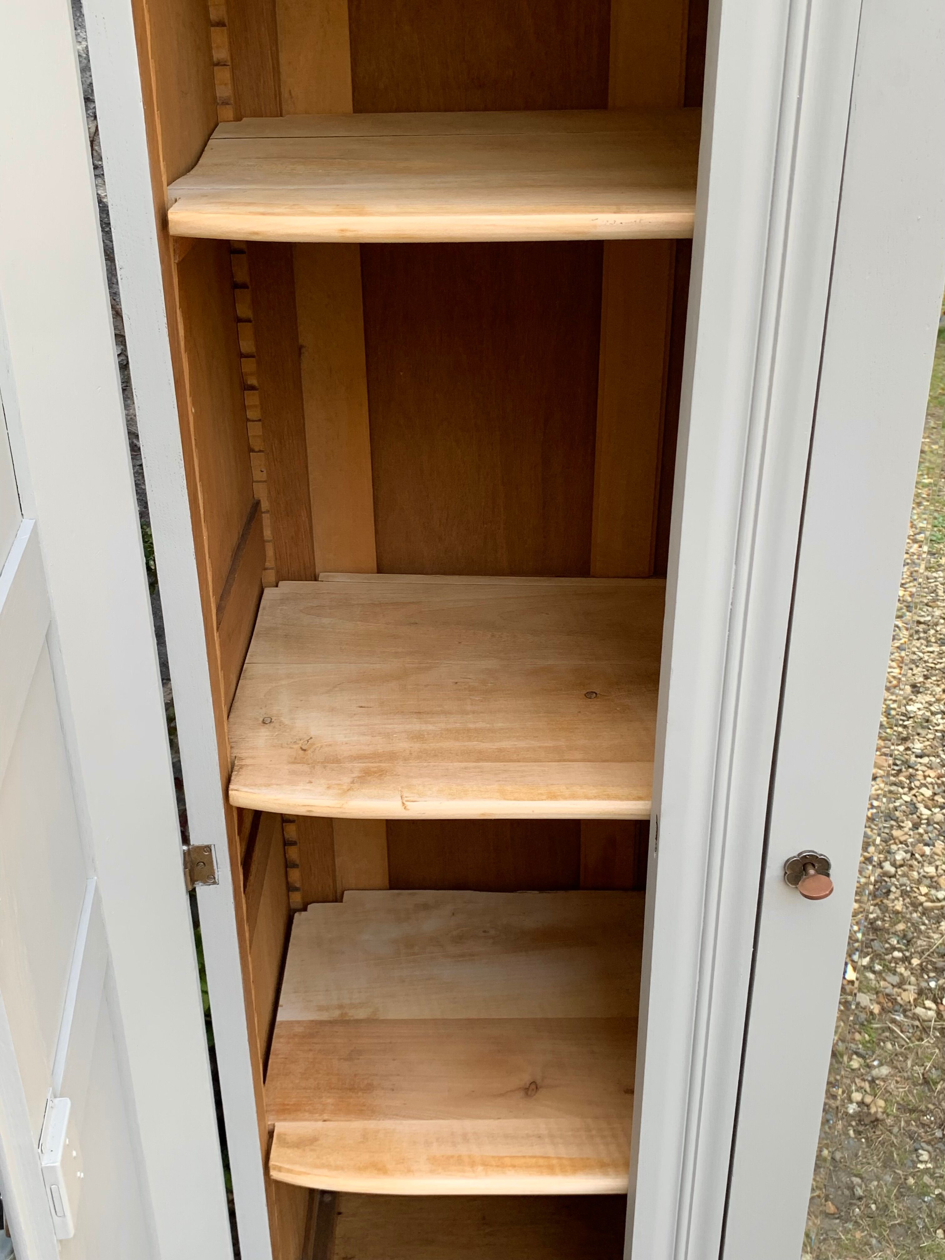 Parisian art deco wardrobe solid oak 1930