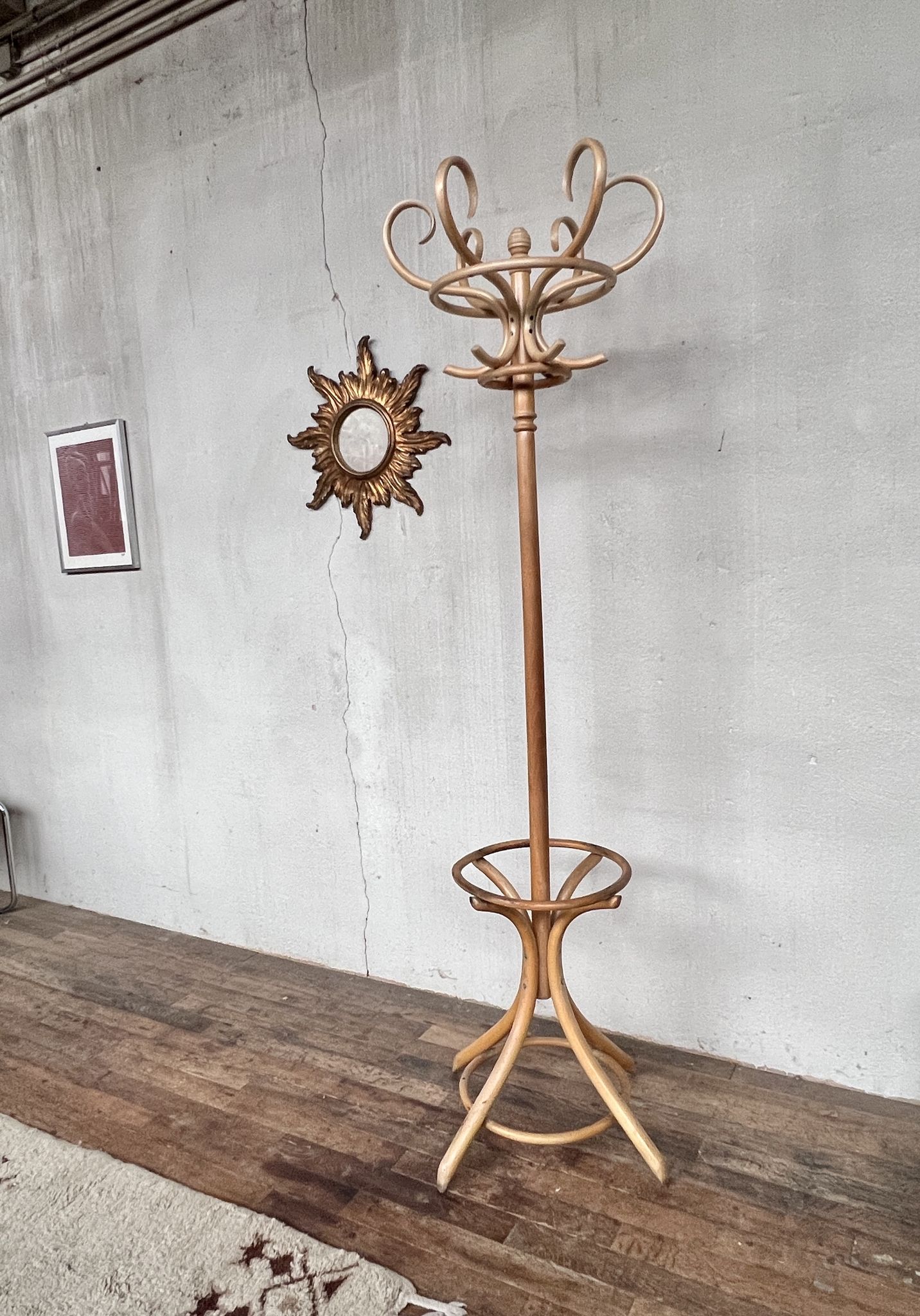 Hat rack coat rack bistro parrot vintage retro