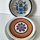 Set of vintage French plates – Gien, Lunéville & Digoin – 1960s