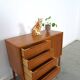 Teak Deens dressoir met lades vintage