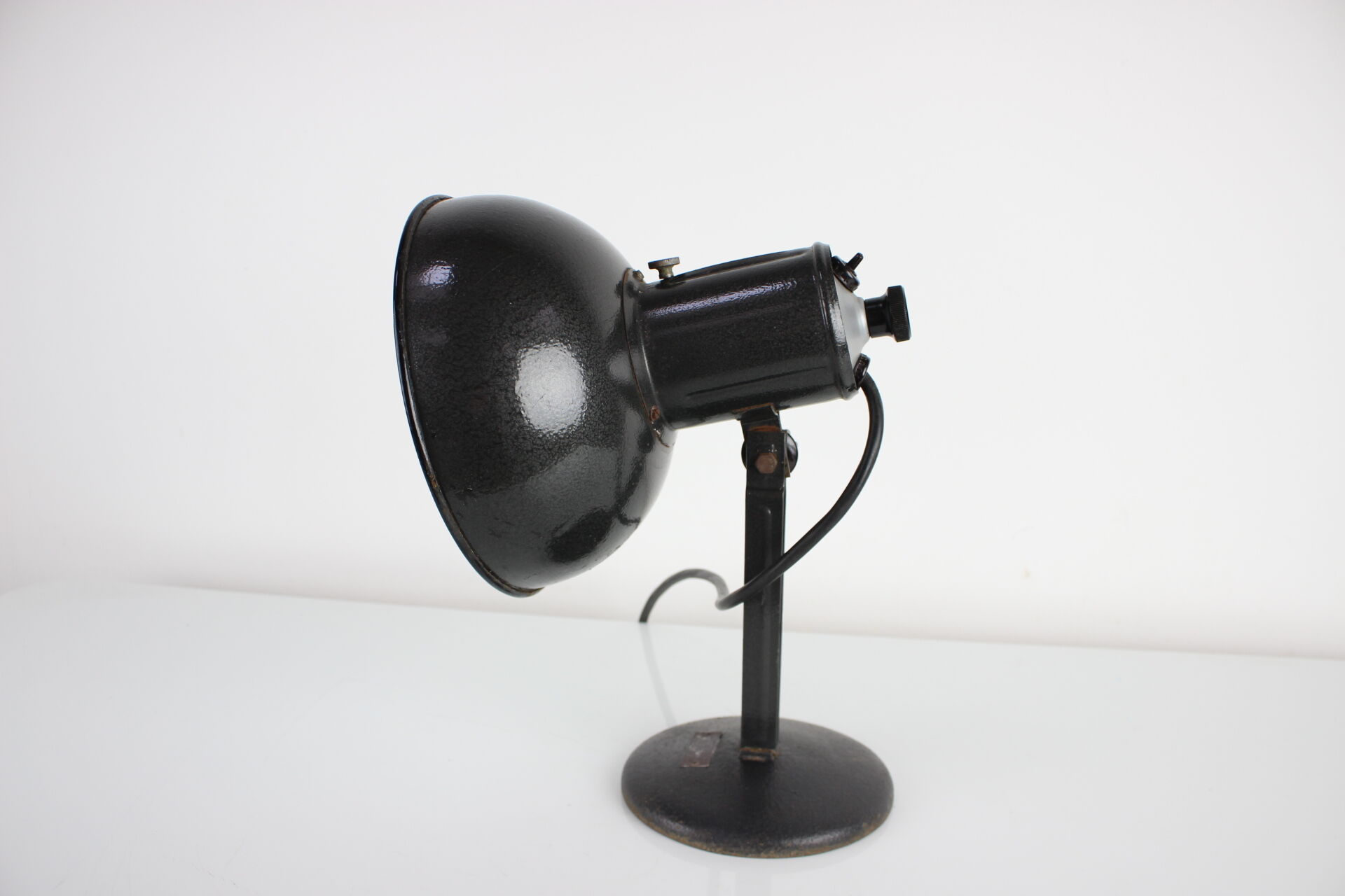 Vintage industrial adjustable table lamp, 1950's