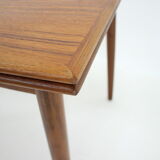 1960s Danish Teak Extendable Dining Table, Restored