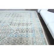 1970s Vintage Persian Handmade Wool Cotton Light Brown Area Rug 291x394