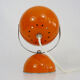 Lampe de bureau vintage eyeball orange, globe orientable. Année 60 70