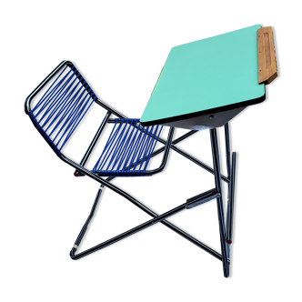 Vintage folding school desk