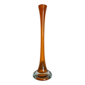 Large vintage Murano glass soliflore vase