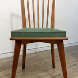 Set of 6 vintage charles Ramos chairs 60s