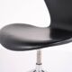 Seven office chair - Model 3117 - Black leather - Swivel function - Arne Jacobsen - Fritz Hansen