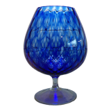 Blue Empoli glass vase