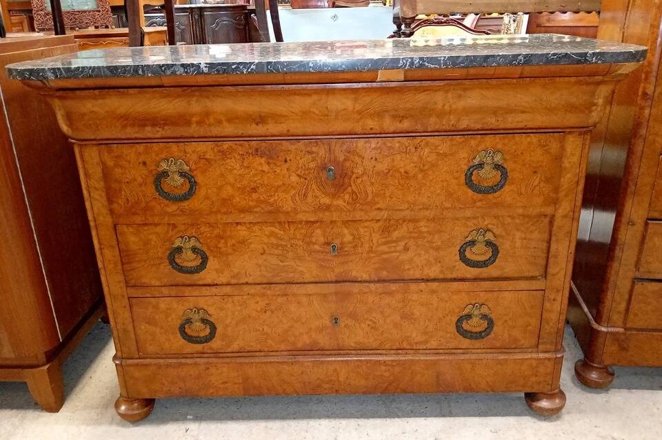 Ensemble de mobilier en pendant époque Charles X