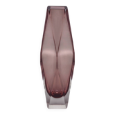 1960s Flavio Poli for Seguso Sommerso Murano Glass Vase. Made in Italy