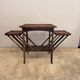 Antique English wooden tea table – Folding trays
