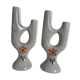 Sarreguemines candlesticks
