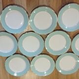 10 assiettes Lunéville Badonviller