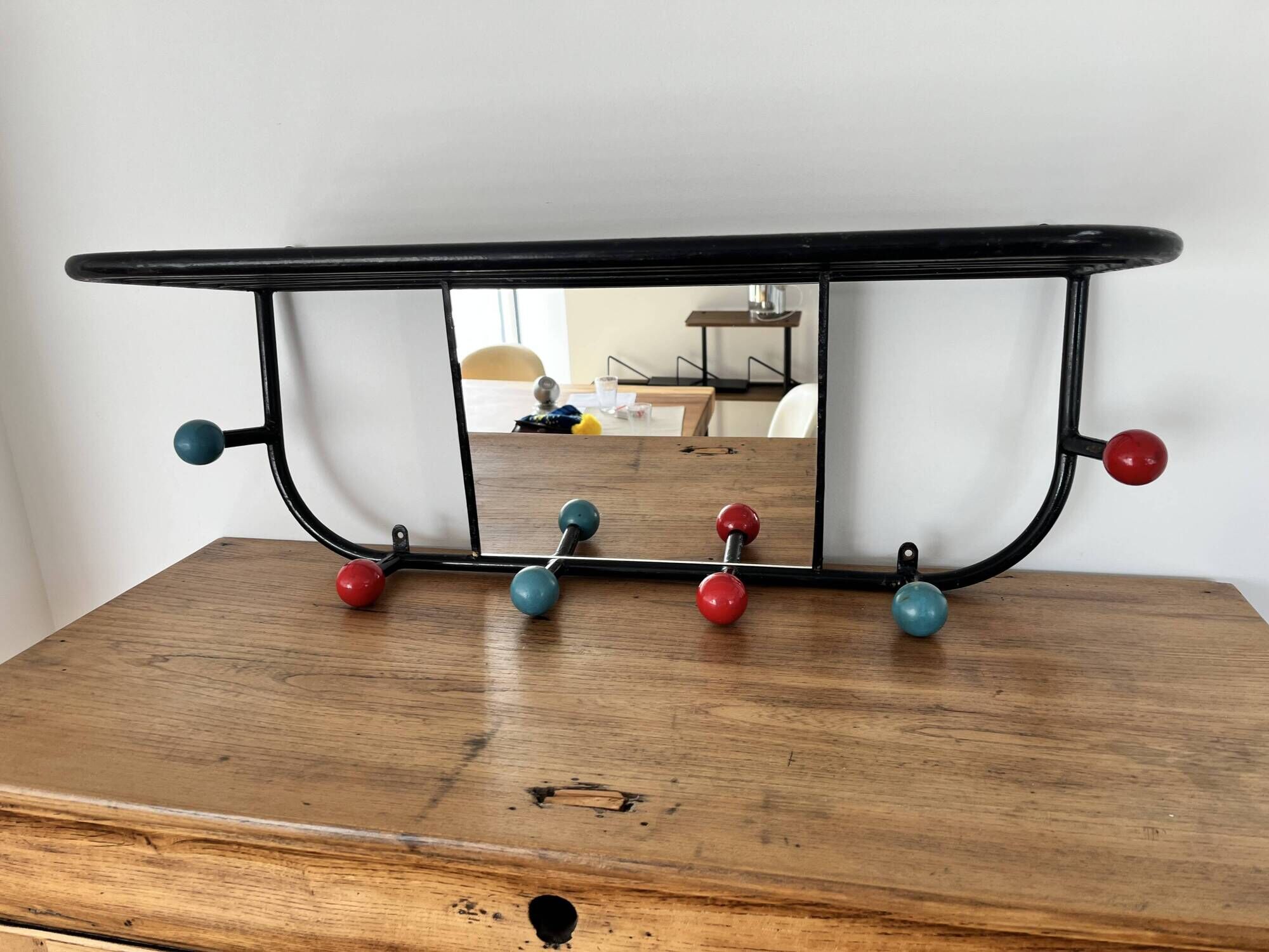 Vintage style wall coat rack Féraud