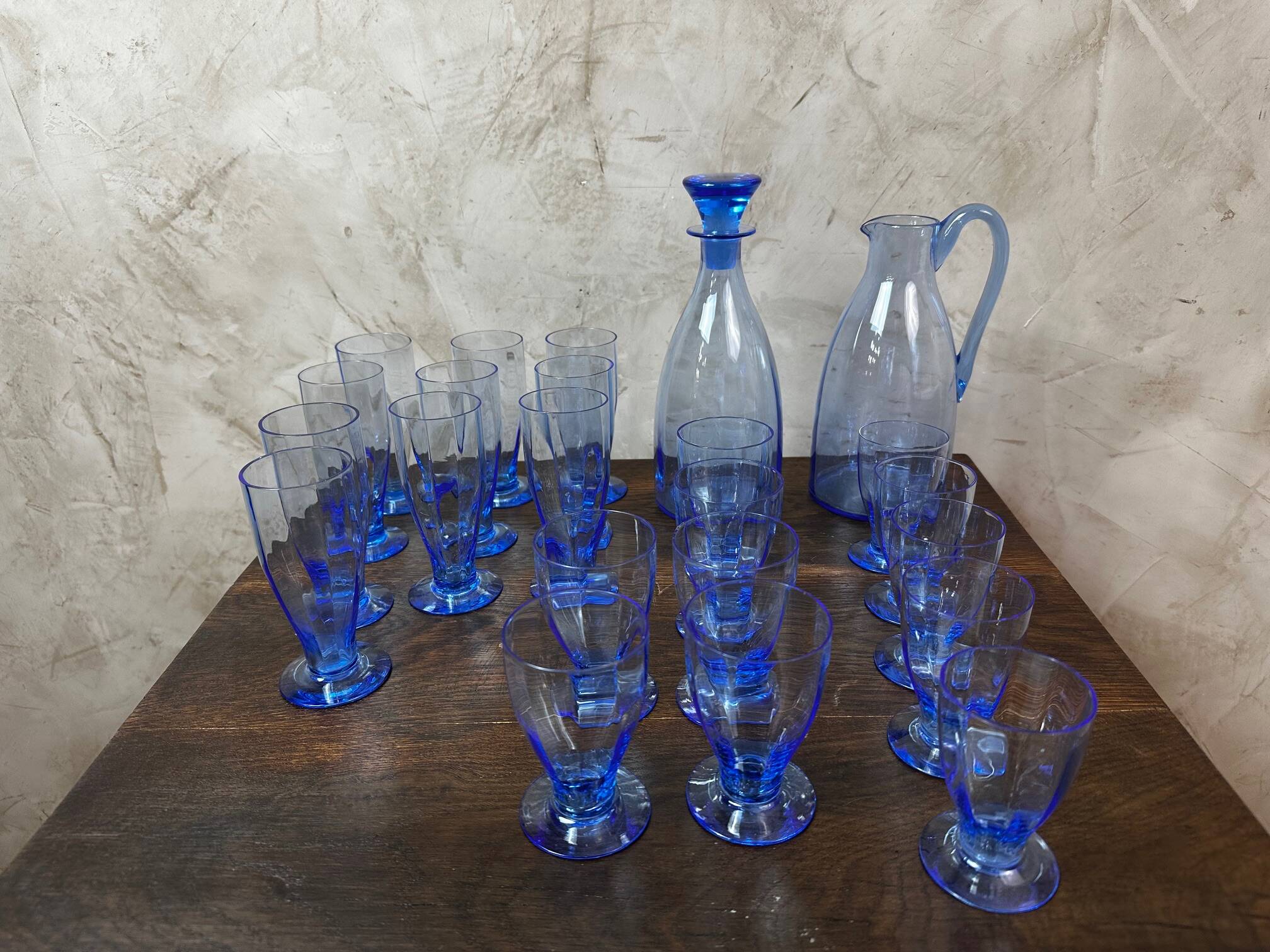 Set of glasses