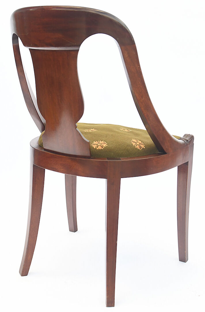 Chaise gondole de style Empire