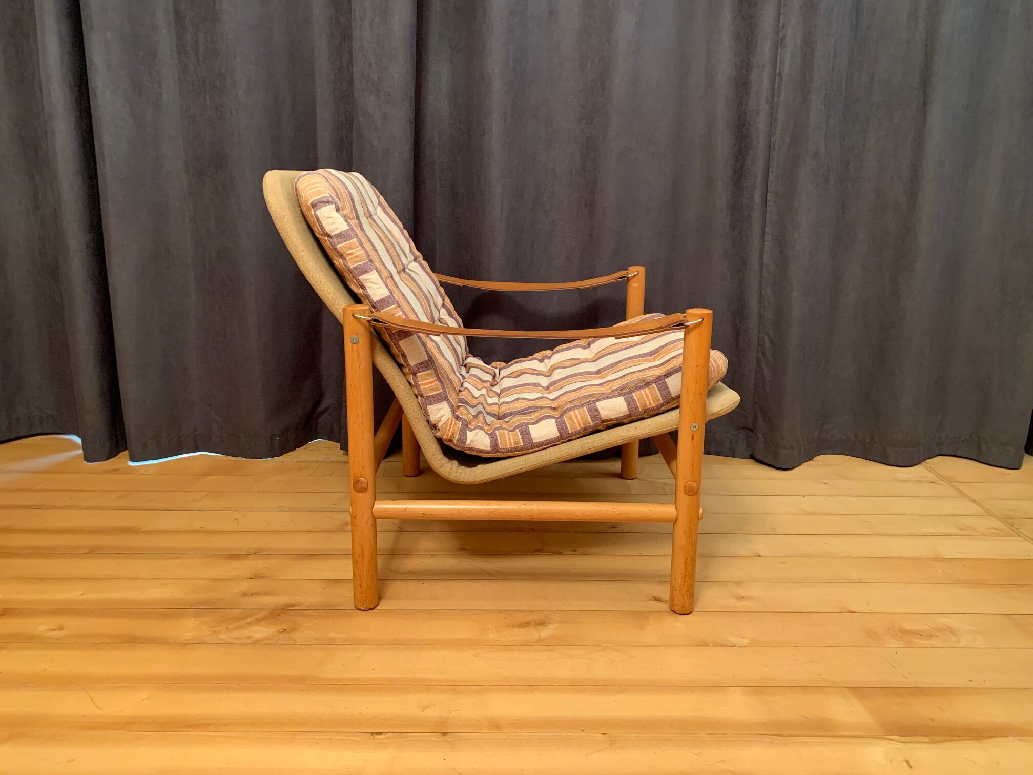 Safari armchair, designed by Bror Boije, Dux, Sweden, 1960s