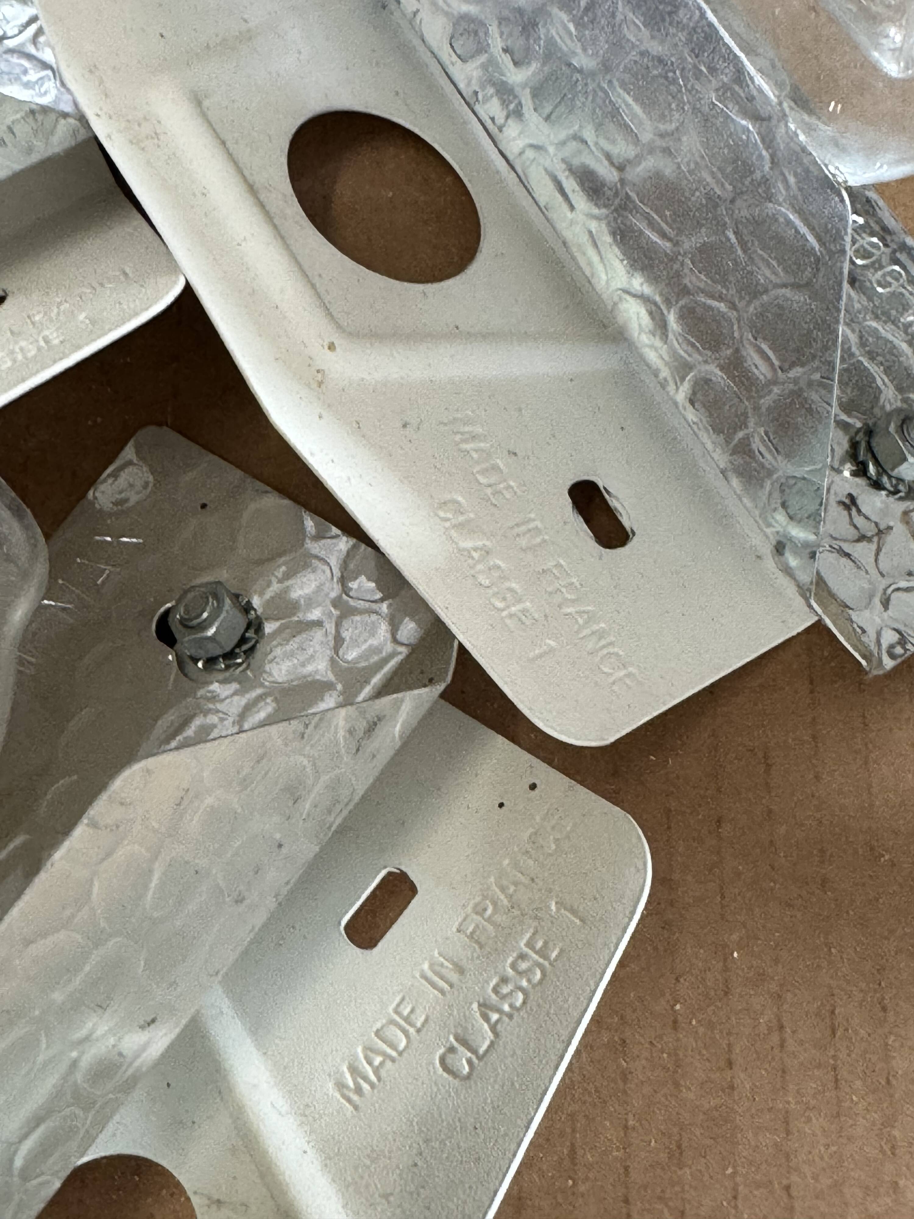 Set of 14 SEDAP plaster wall lights