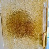 Murano Due pair of appliques with gold inlay, Italy 1990.