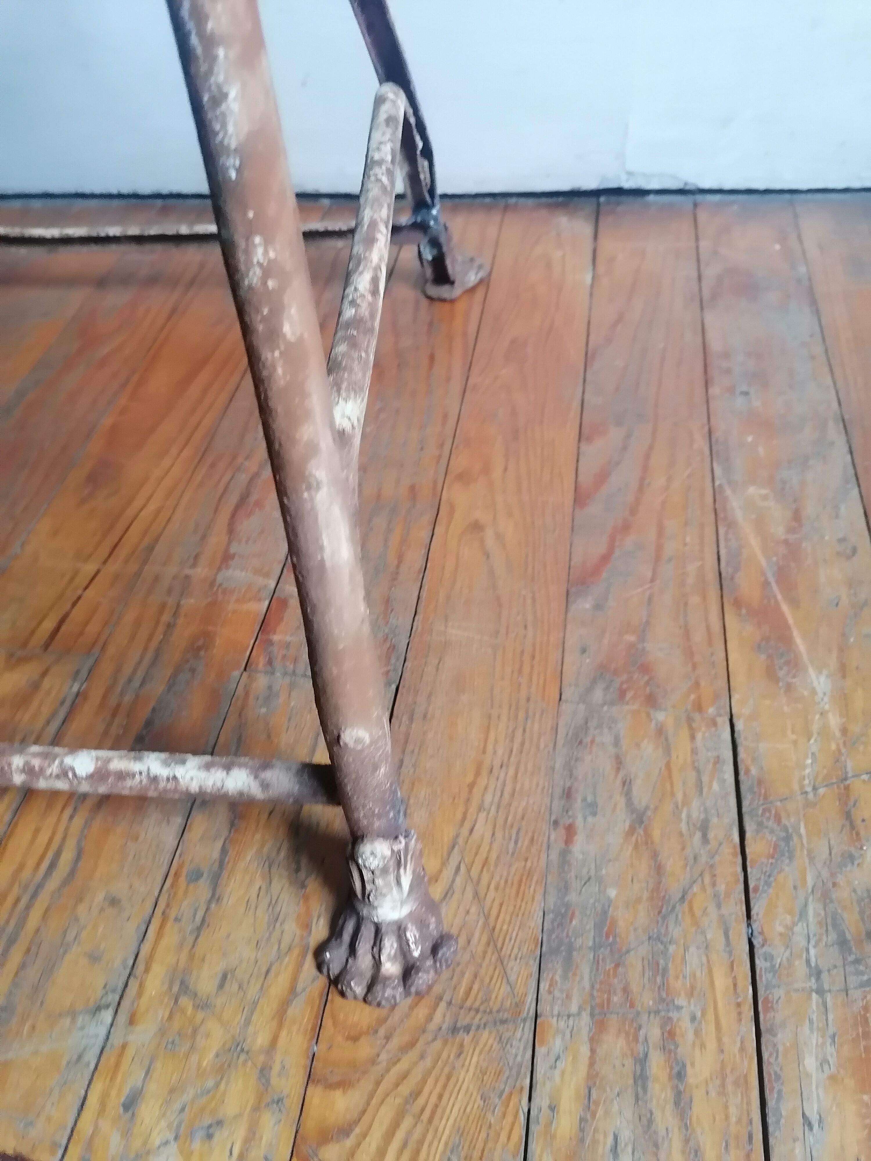 Old garden armchair Arras. 1890