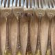 12 Christofle solid silver forks