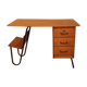 Vintage Spirol wooden and metal desk 1950