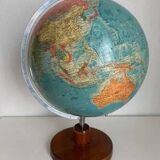 Vintage 1973 terrestrial globe from Räth ex-GDR - 48 cm