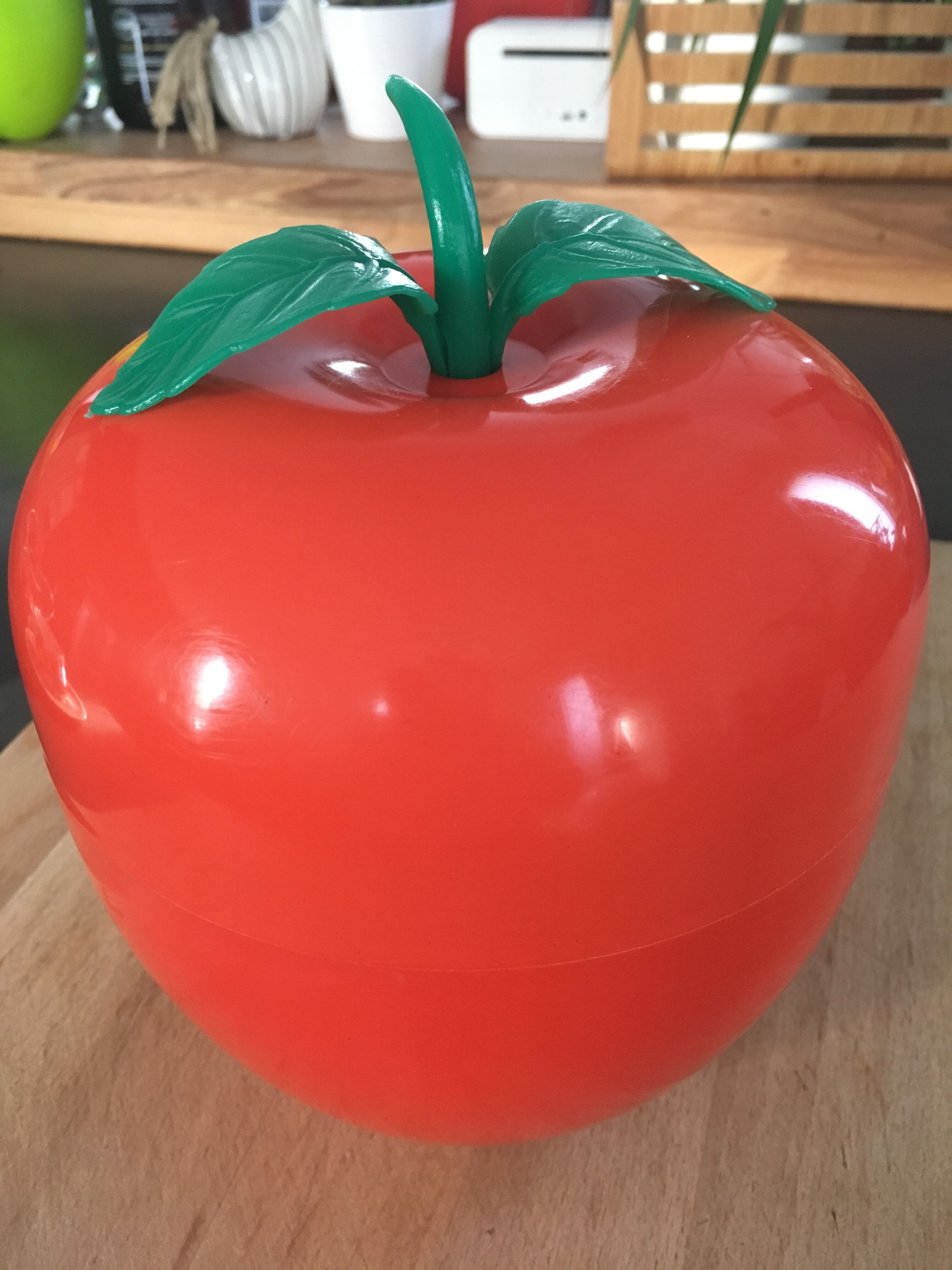 Ice cube tray Apple orange vintage