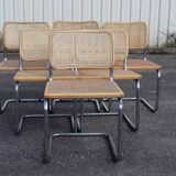 Série  x6 Chaises de salle à manger Style B32 par Marcel Breuer