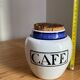 Spice jars "coffee" in real porcelain from Biot