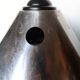 Suspension de style industriel en acier inox