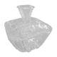 Art Deco style chiseled molded glass candy box
